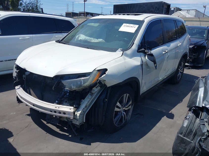 Vin: 5fnyf5h59jb031071, lot: 46300645, honda pilot ex-l 20182