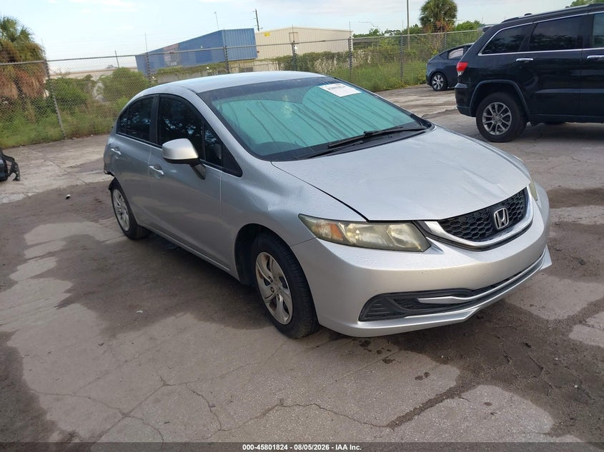 Vin: 19xfb2f5xde093254, lot: 46300655, honda civic lx 2013 img_1