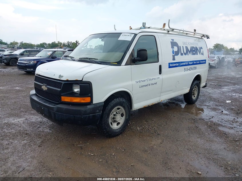 Vin: 1gcwgfca3c1174608, lot: 46300667, chevrolet express 2500 work van 20122