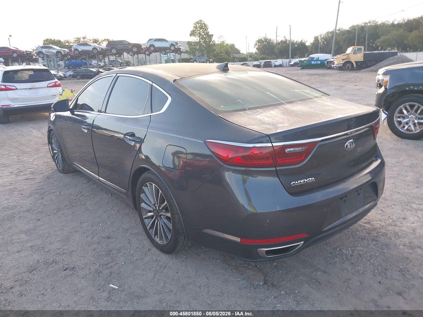 2017 KIA CADENZA auction photo 3