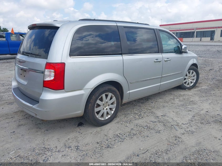 Vin: 2c4rc1cg1cr395149, lot: 46300714, chrysler town & country touring-l 20124