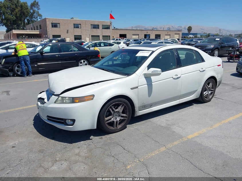 2007 Acura TL, Пошкодження двигуна, IAAI, VIN 19UUA66247A012118 — фото 2