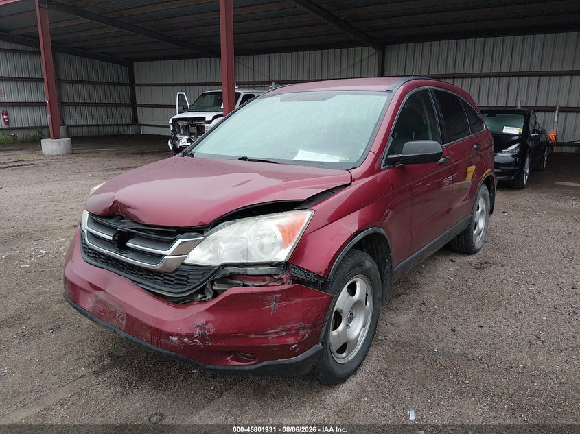 2010 Honda CR-V, Удар спереди, IAAI, VIN 5J6RE3H33AL047882 — фото 2