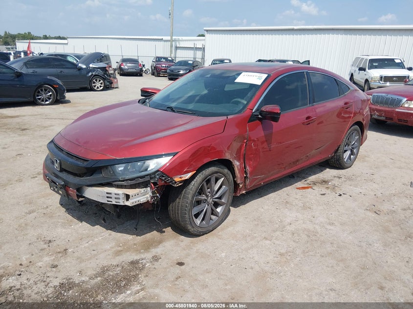 Vin: 19xfc1f78ke007106, lot: 46300771, honda civic ex-l 20192