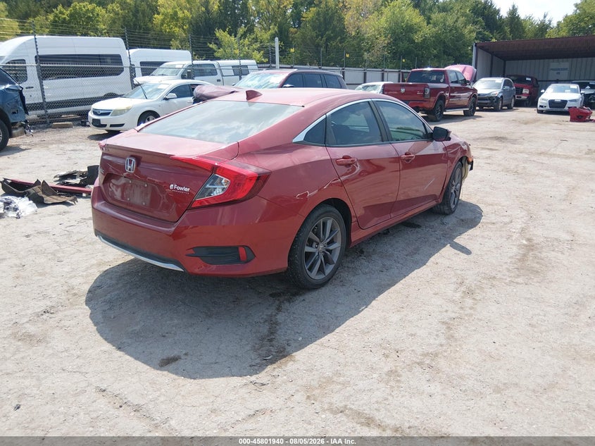 Vin: 19xfc1f78ke007106, lot: 46300771, honda civic ex-l 20194