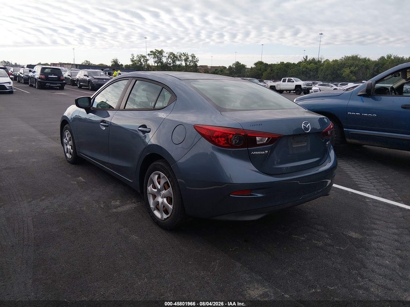 Vin: 3mzbm1t74gm242807, lot: 46300797, mazda mazda3 i sport 20163