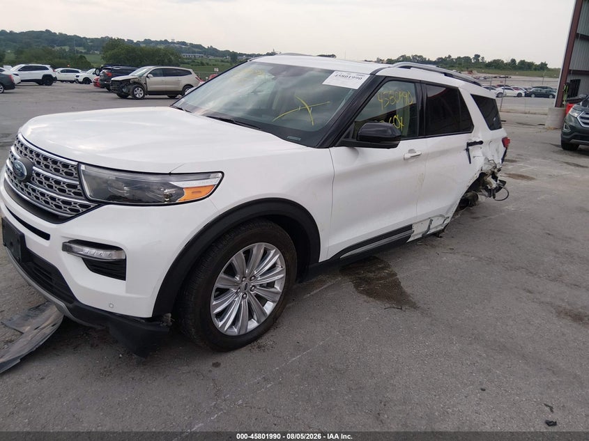 Vin: 1fmsk8fh7pga13341, lot: 46300821, ford explorer limited 20232