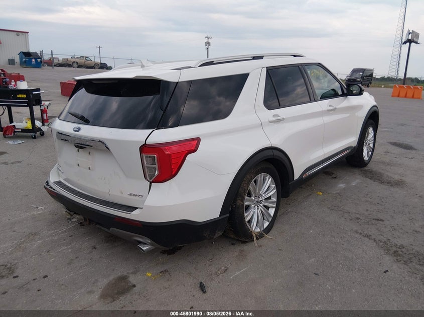 Vin: 1fmsk8fh7pga13341, lot: 46300821, ford explorer limited 20234