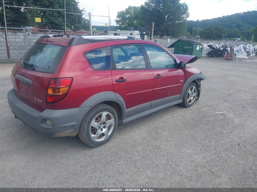 2004 PONTIAC VIBE HATCHBACK 1.8L I-4 DOHC, VVT, 130HP