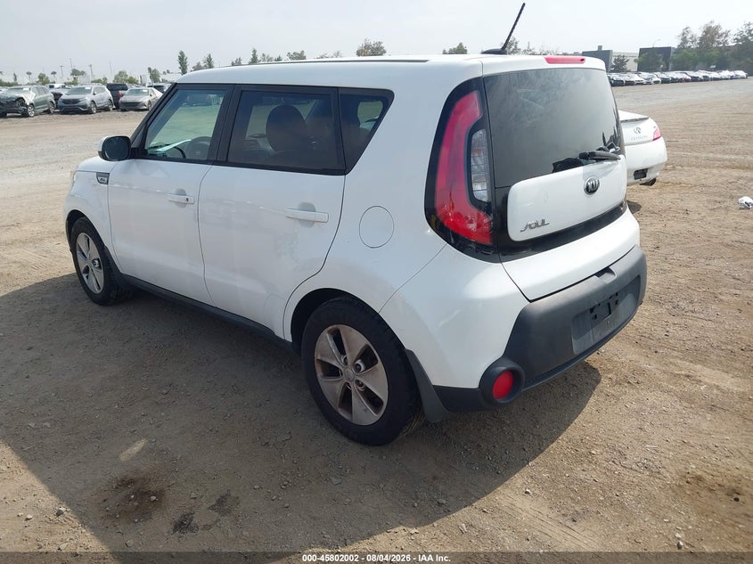 Vin: kndjn2a26f7154259, lot: 46300833, kia soul 20153