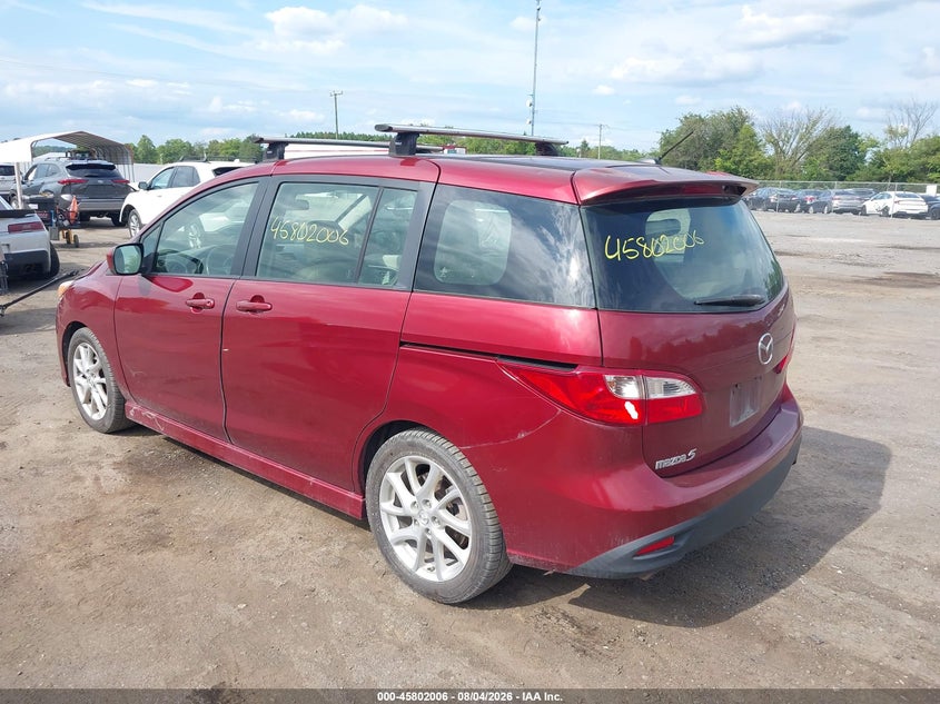 Vin: jm1cw2dl3c0130774, lot: 46300837, mazda mazda5 grand touring 20123
