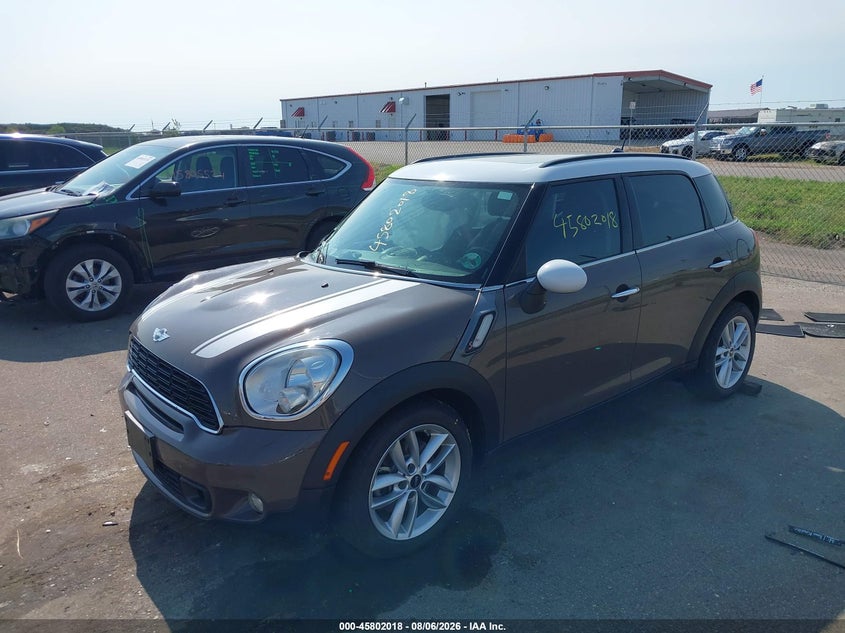 Vin: wmwzc3c56cwl81987, lot: 46300849, mini cooper s countryman 20122