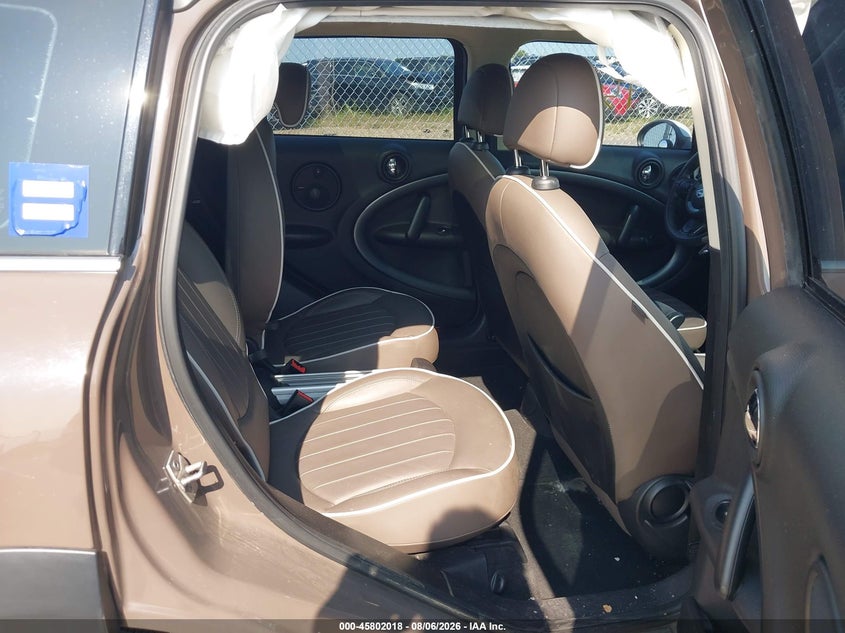 MINI COOPER S COUNTRYMAN 2012 VIN WMWZC3C56CWL81987