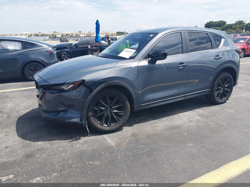 Vin: jm3kfacm9m0428917, lot: 46300851, mazda cx-5 carbon edition 20212