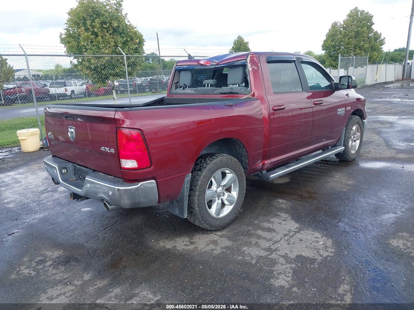 Vin: 1c6rr7lt0ks560546, lot: 46300852, ram 1500 classic big horn  4x4 5'7 box 20194