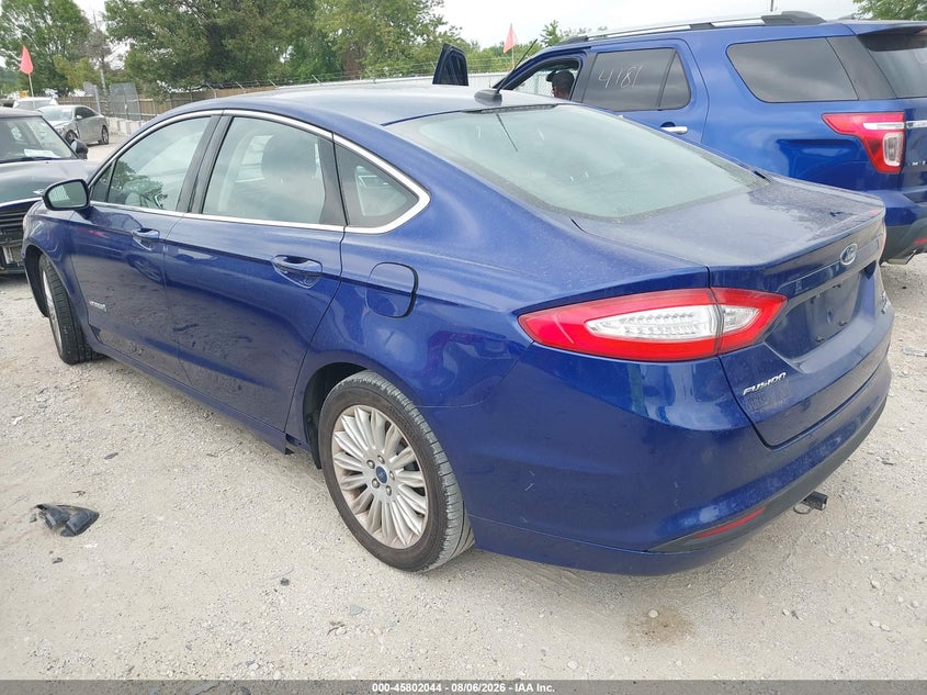 Vin: 3fa6p0lu9dr264348, lot: 46300875, ford fusion hybrid se 20133