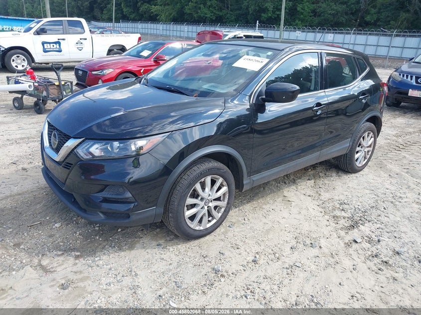 Vin: jn1bj1av9mw563978, lot: 46300899, nissan rogue sport s fwd xtronic cvt 20212