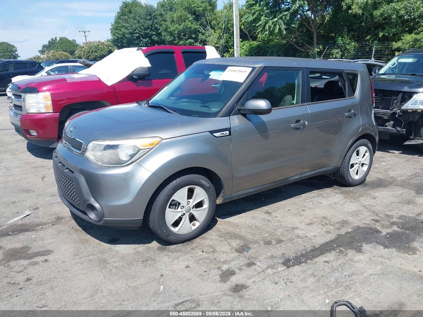Vin: kndjn2a29g7249688, lot: 46300900, kia soul 20162