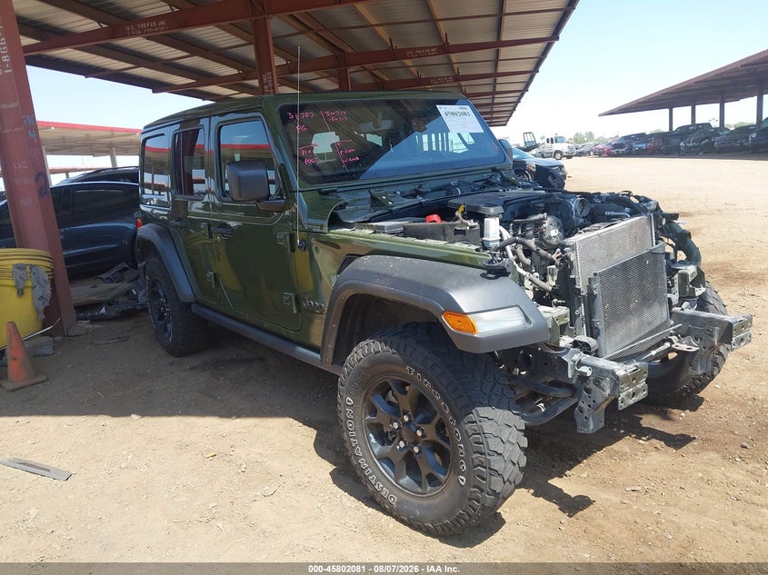 Vin: 1c4hjxdgxmw688222, lot: 46300912, jeep wrangler unlimited willys 4x4 2021 img_1