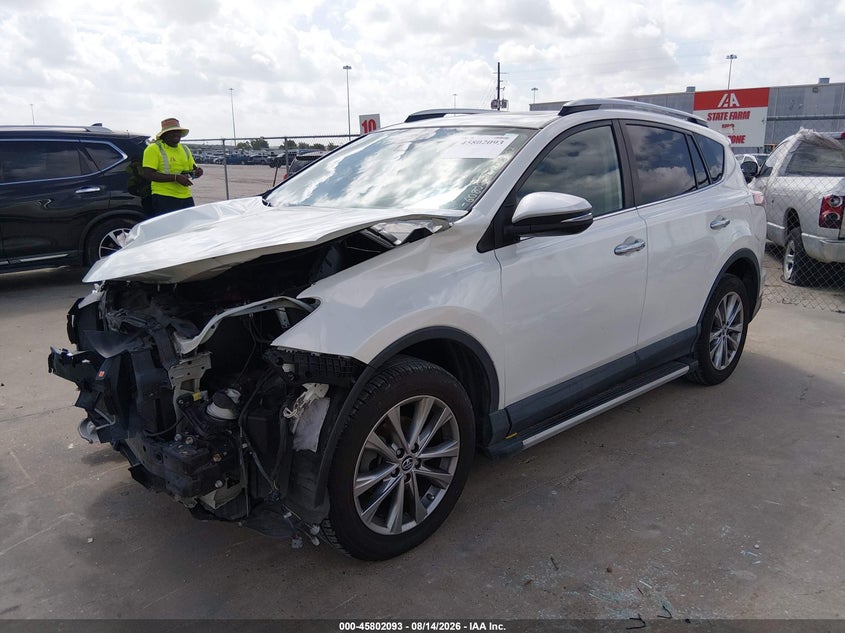 Vin: 2t3yfrev1gw265865, lot: 46300924, toyota rav4 limited 20162