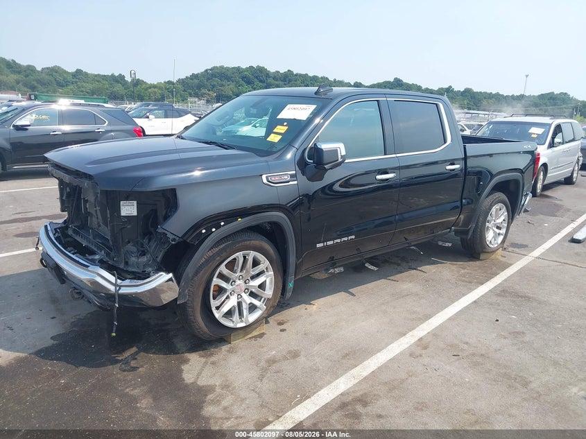 Vin: 3gtu9del9lg209366, lot: 46300928, gmc sierra 1500 4wd  short box slt 20202