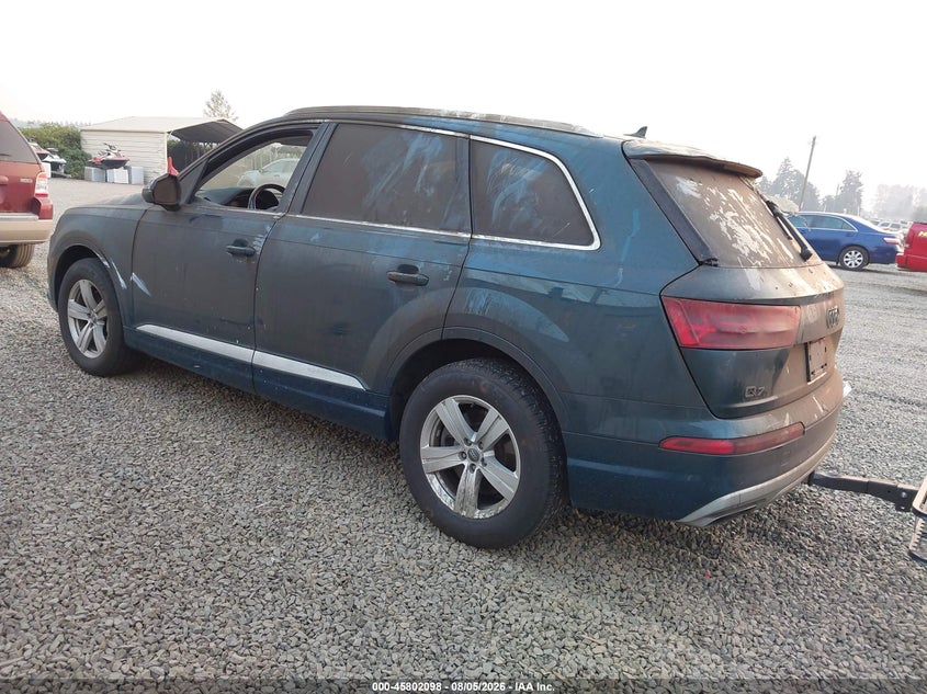 Vin: wa1lhaf76jd025702, lot: 46300929, audi q7 2.0t premium 20183