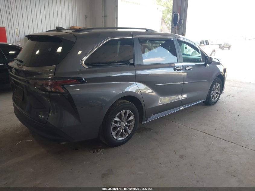 Vin: 5tdyskfc0ss208115, lot: 46301009, toyota sienna xle 20254