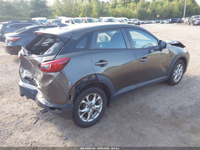 Vin: jm1dkfb78j0327756, lot: 46301017, mazda cx-3 sport 20184