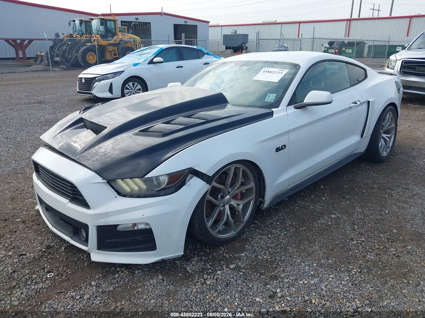 Vin: 1fa6p8cf7f5366477, lot: 46301054, ford mustang gt 20152