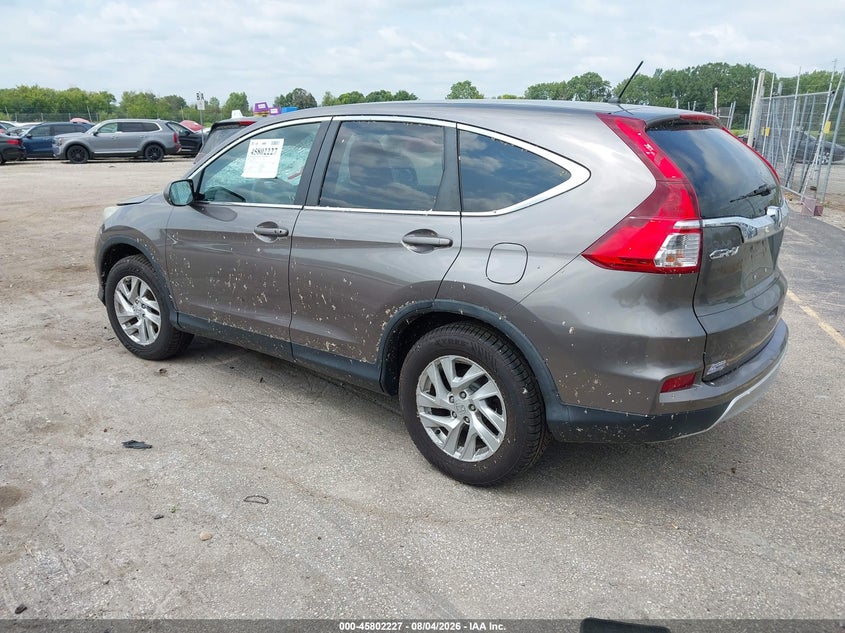 Vin: 5j6rm4h59fl039237, lot: 46301058, honda cr-v ex 20153