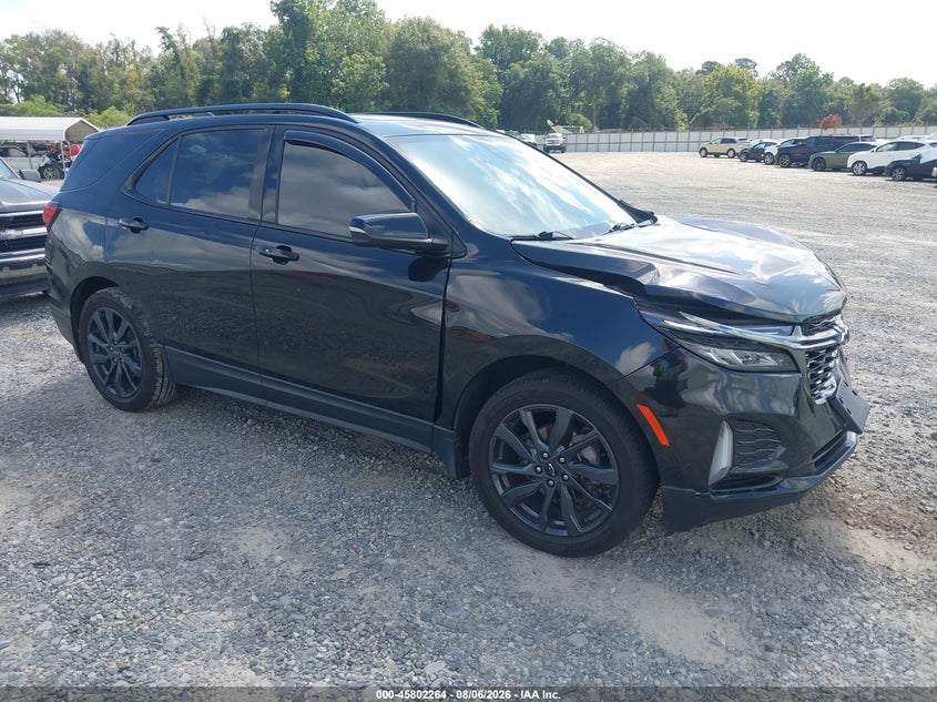 Vin: 3gnaxmeg3pl172623, lot: 46301095, chevrolet equinox fwd rs 2023 img_1