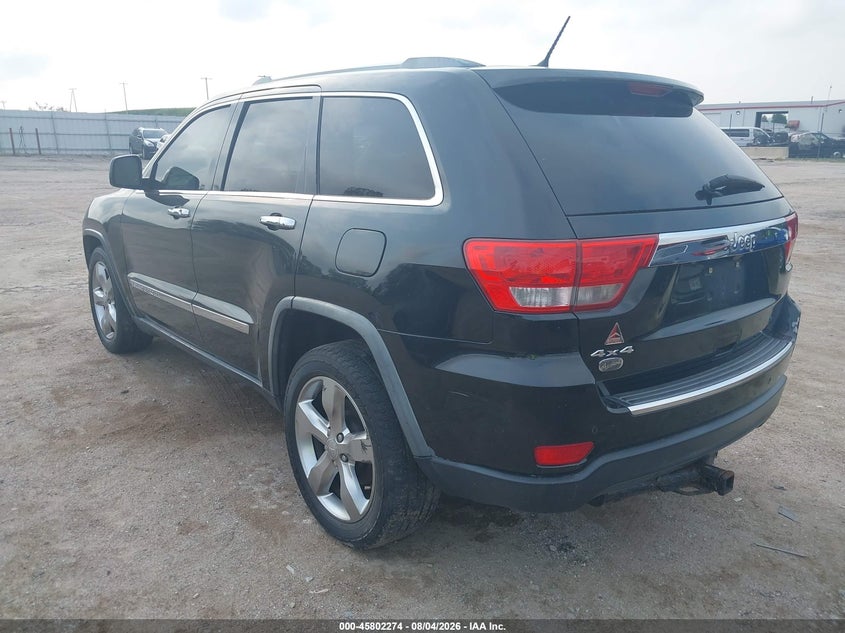 Vin: 1j4rr6gg2bc509232, lot: 46301105, jeep grand cherokee overland 20113