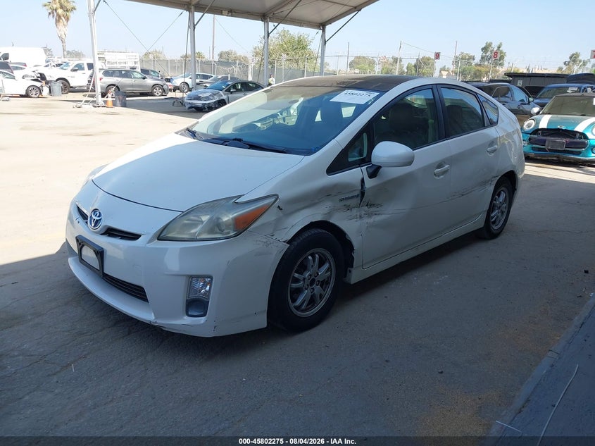 2010 Toyota Prius, Left Front, IAAI, VIN JTDKN3DU7A0231830 — photo 2