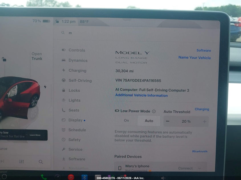 2023 TESLA MODEL Y auction photo 7