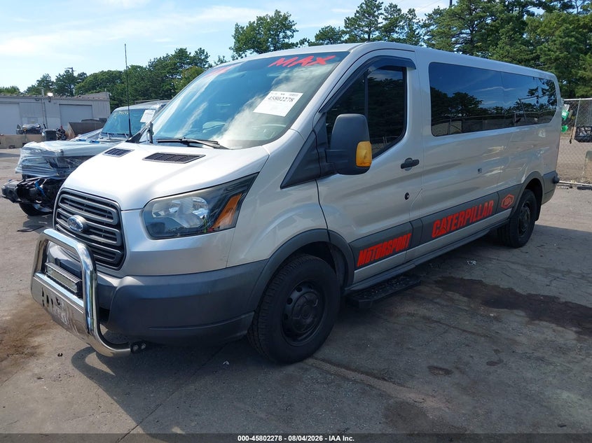 Vin: 1fbzx2ym8fka20035, lot: 46301109, ford transit-350 xl 20152