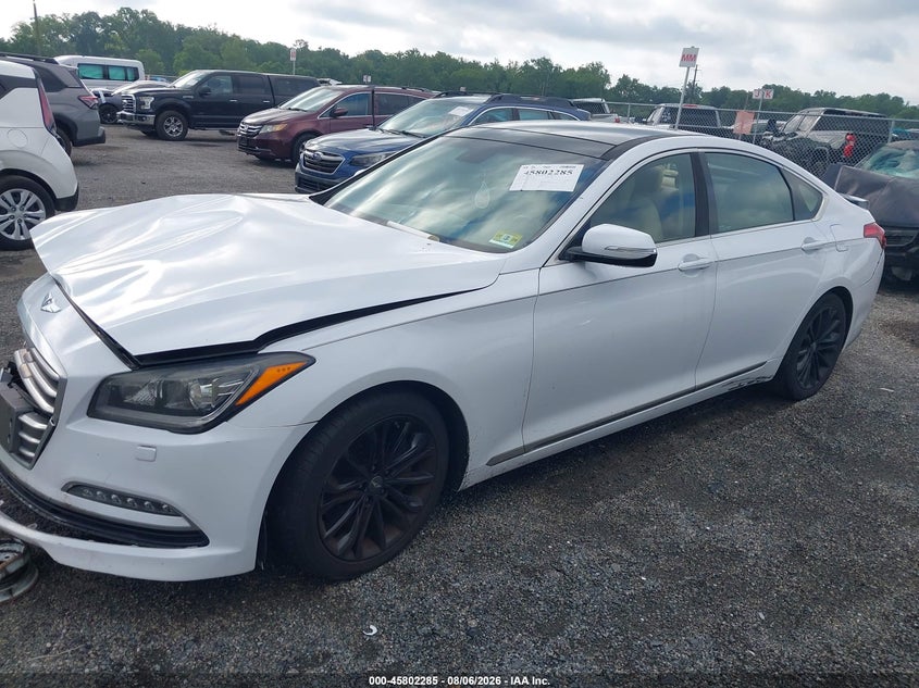 HYUNDAI GENESIS 2016 VIN KMHGN4JE1GU120521
