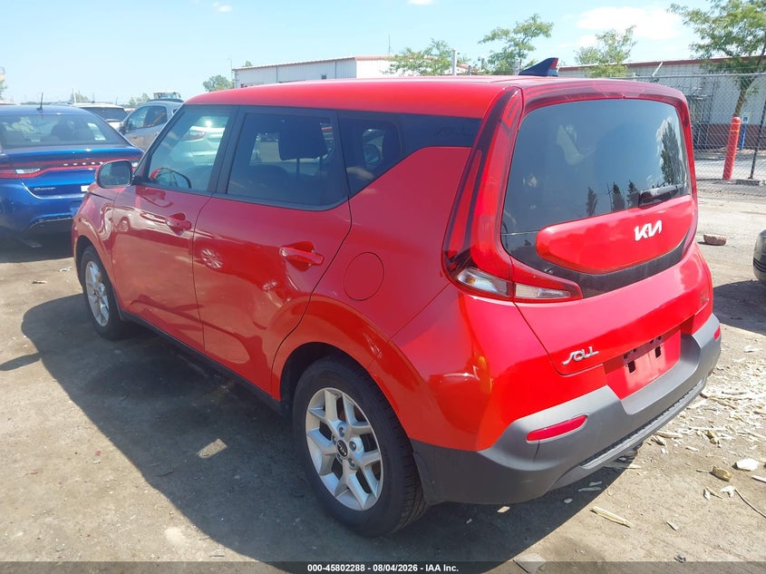 Vin: kndj23auxn7167031, lot: 46301119, kia soul s 20223
