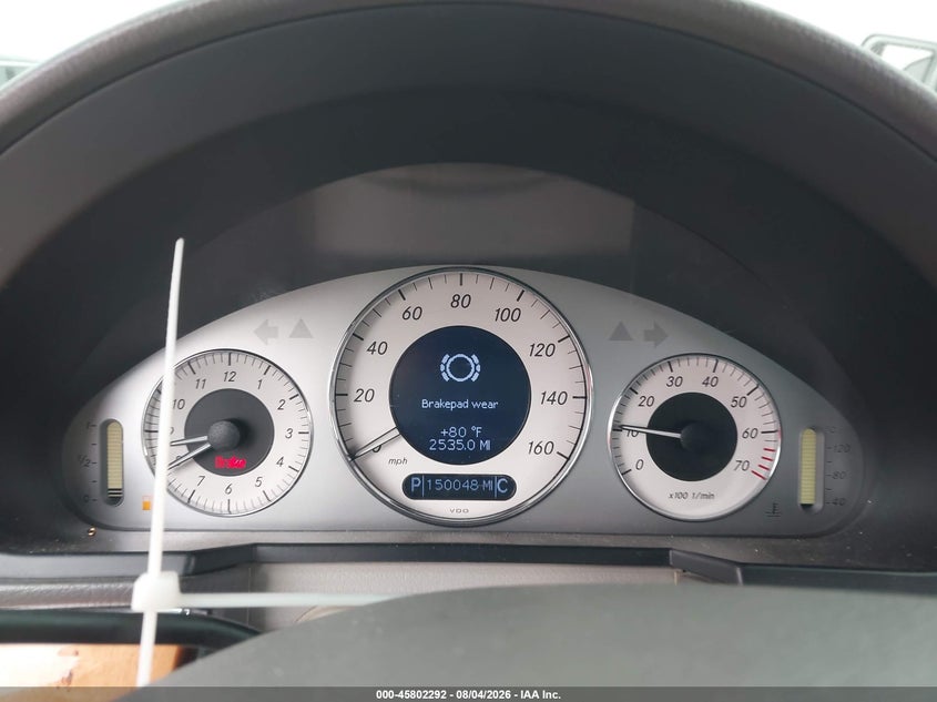 2007 MERCEDES-BENZ E-KLASSE SEDAN 5.5L V-8 DOHC, VVT, 382HP
