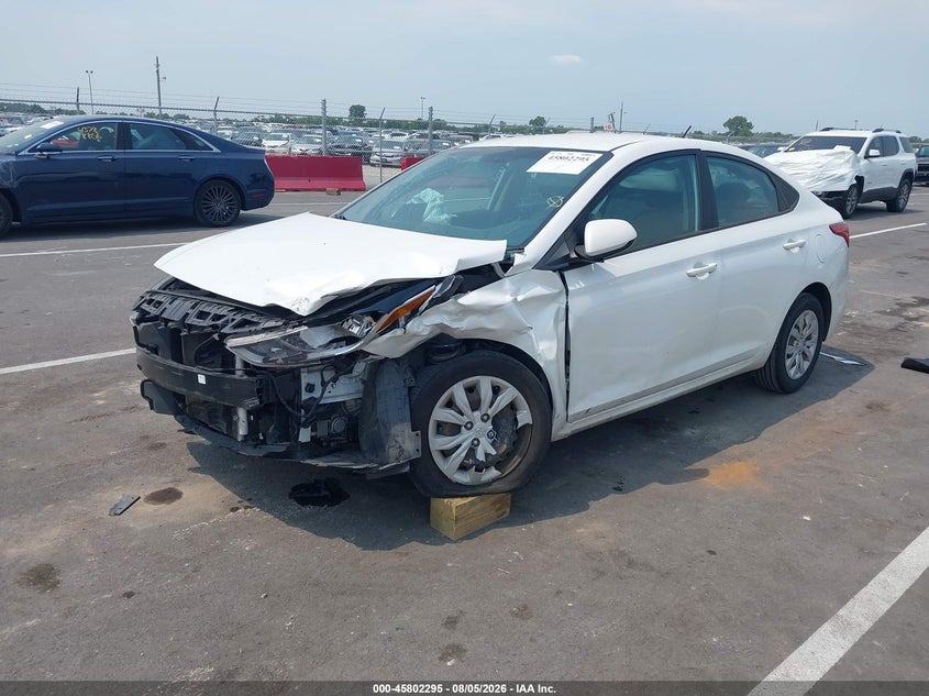 Vin: 3kpc24a66me142366, lot: 46301126, hyundai accent se 20212