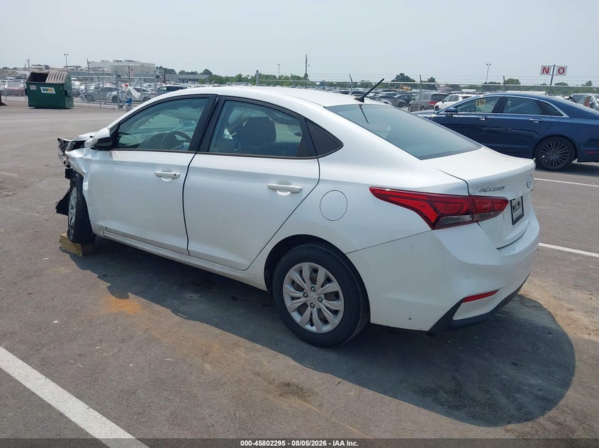 Vin: 3kpc24a66me142366, lot: 46301126, hyundai accent se 20213