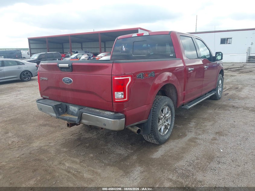 Vin: 1ftew1eg6hkc12319, lot: 46301127, ford f-150 xlt 20174
