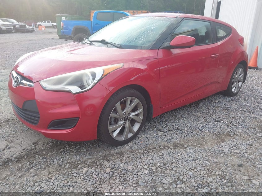 Vin: kmhtc6ad3gu274607, lot: 46301131, hyundai veloster 20162