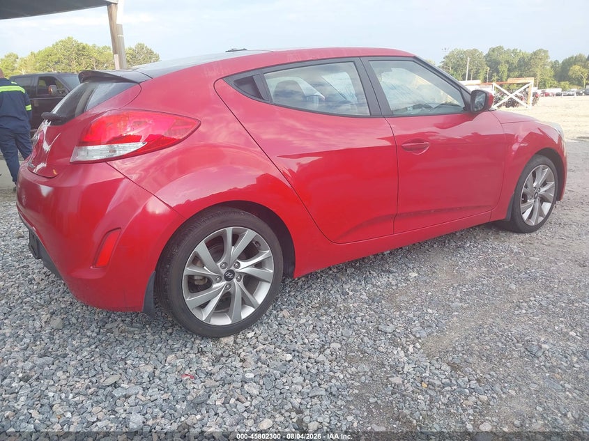 Vin: kmhtc6ad3gu274607, lot: 46301131, hyundai veloster 20164