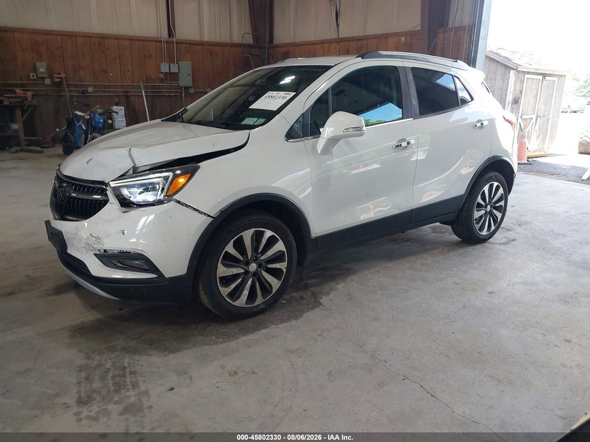 Vin: kl4cjgsm6kb852891, lot: 46301161, buick encore awd essence 20192