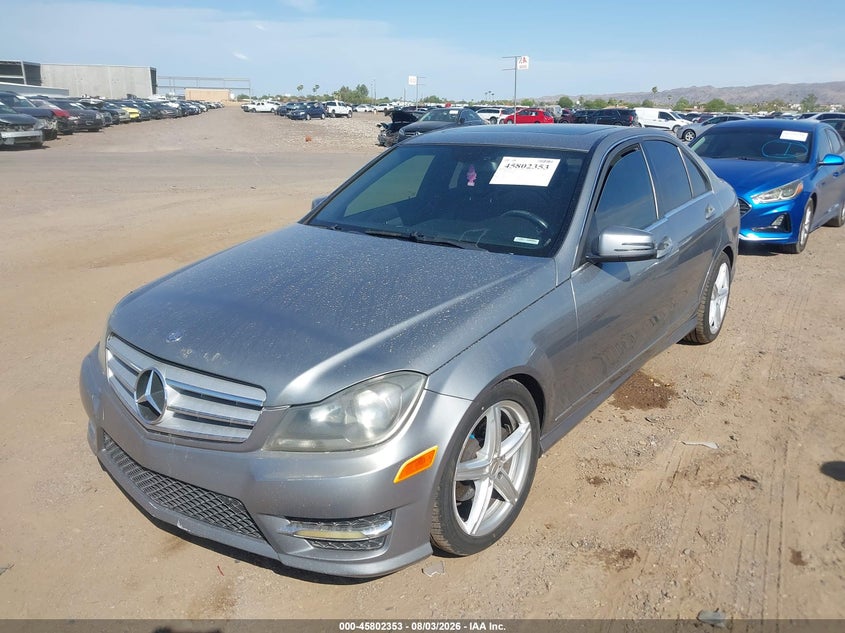 Vin: wddgf4hb6dr266639, lot: 46301184, mercedes-benz c 250 sport 20132