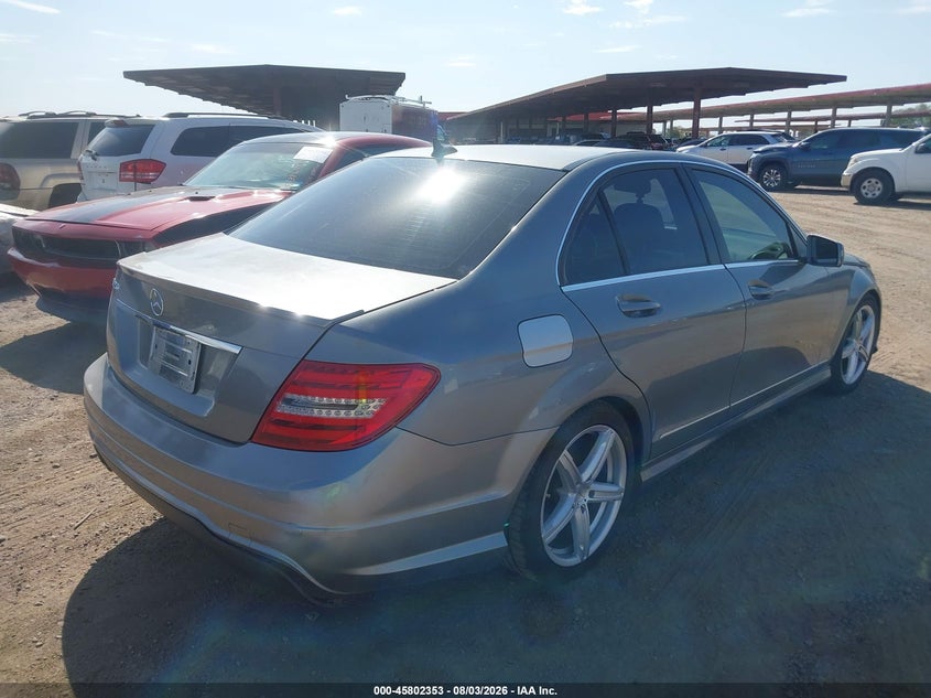 Vin: wddgf4hb6dr266639, lot: 46301184, mercedes-benz c 250 sport 20134