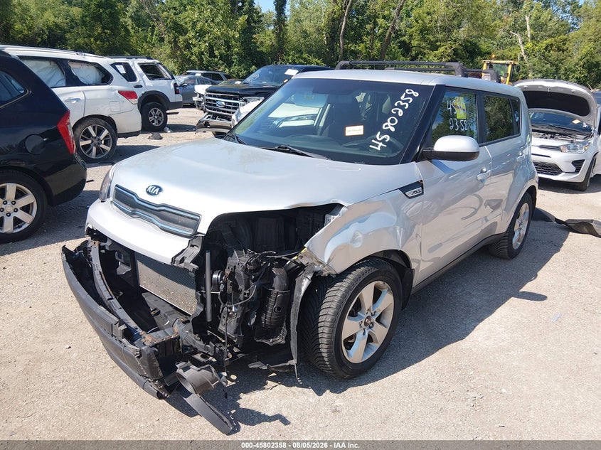 Vin: kndjn2a23j7582427, lot: 46301189, kia soul 20182
