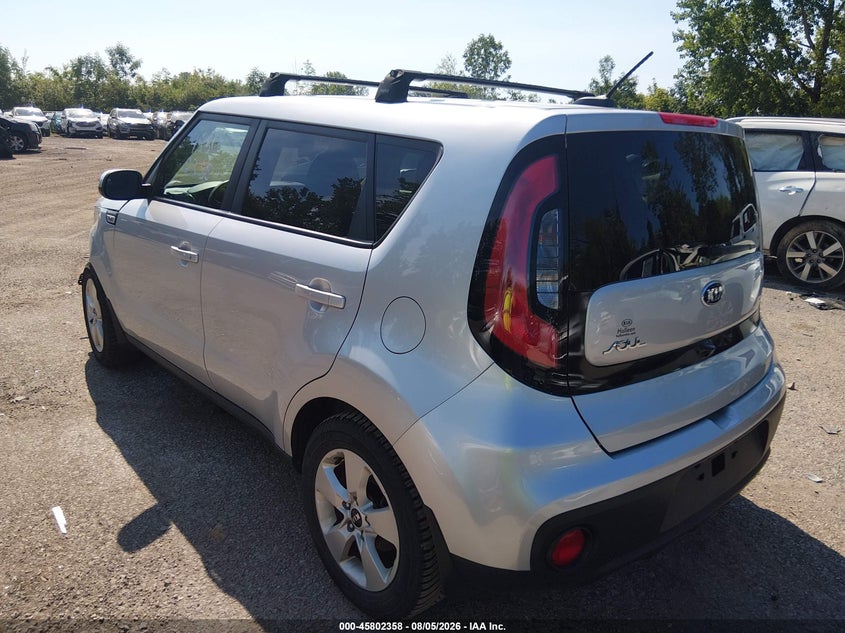 Vin: kndjn2a23j7582427, lot: 46301189, kia soul 20183