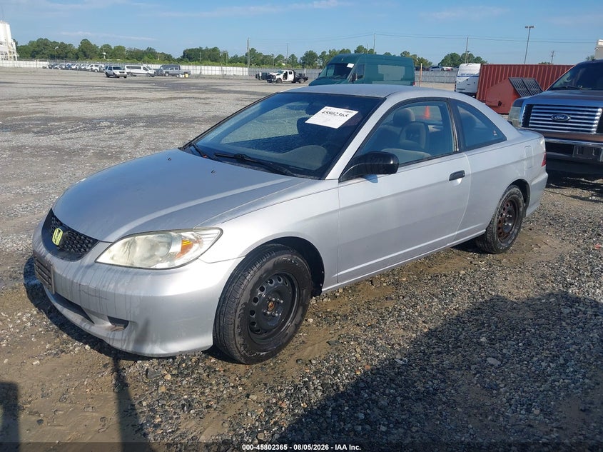 2004 HONDA CIVIC COUPE 1.7L I4 FI SOHC 16V F