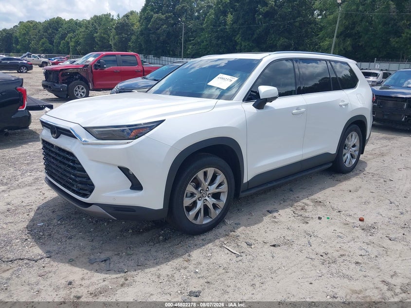 Vin: 5tdaaab50ss099077, lot: 46301209, toyota grand highlander limited 20252